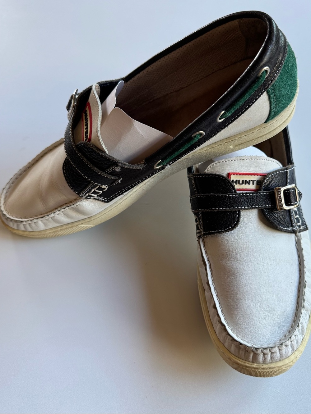 Hunter Leather Boat Shoes